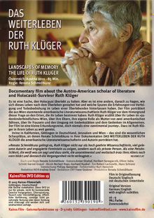 Das Weiterleben der Ruth Klüger, DVD