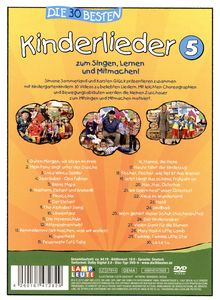 Die 30 besten Kinderlieder zum Singen, Lernen und Mitmachen Vol. 5, DVD