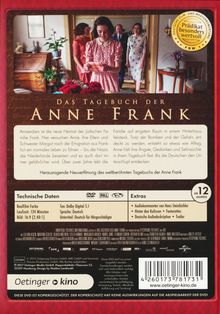Das Tagebuch der Anne Frank (2015) (Oetinger Edition), DVD