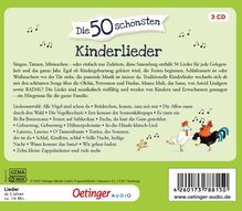 Die 50 schönsten Kinderlieder (3CD), 3 CDs