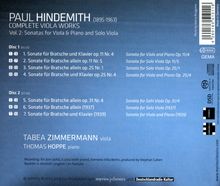 Paul Hindemith (1895-1963): Sämtliche Werke für Viola Vol.2 - Viola &amp; Klavier, 2 Super Audio CDs