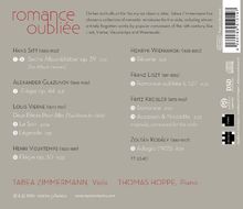 Tabea Zimmermann - Romance oubliee, Super Audio CD