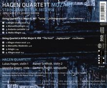 Wolfgang Amadeus Mozart (1756-1791): Streichquartette Nr.14 &amp; 17, Super Audio CD