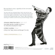 Tabea Zimmermann - Solo II (Werke von Bach &amp; Kurtag), CD