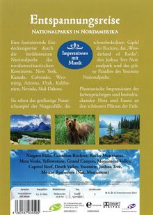 Entspannungsreise: Naturparks in Nordamerika, DVD