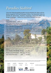 Paradies Südtirol - Entdecken &amp; Erleben, 3 DVDs