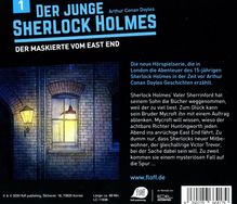 Der Junge Sherlock Holmes (1) Der Maskierte vom East End, CD