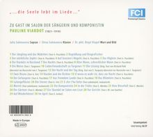Pauline Viardot-Garcia (1821-1910): Lieder "Die Seele lebt im Liede" (mit gesprochenen Texten), CD