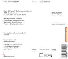 Felix Mendelssohn Bartholdy (1809-1847): Elias, 2 CDs