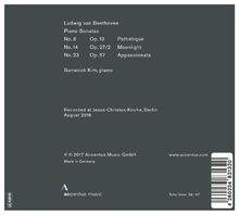 Ludwig van Beethoven (1770-1827): Klaviersonaten Nr.8,14,23, CD