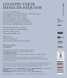 Giuseppe Verdi (1813-1901): Requiem (Ballettaufführung aus Zürich), Blu-ray Disc