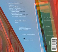 Michael Barenboim - Sciarrino / Tartini / Berio / Paganini, CD