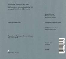 Mieczyslaw Weinberg (1919-1996): Preludes op.100 Nr.1-24 (Preludes für Cello in Transkriptionen für Violine von Gidon Kremer), CD