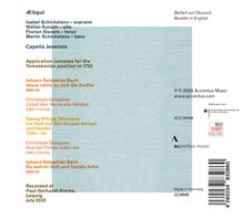 Leipzig 1723, CD