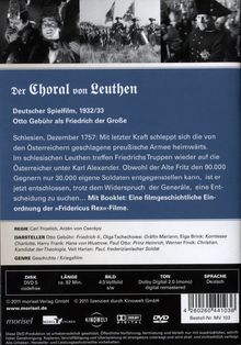 Der Choral von Leuthen, DVD