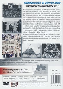 Niedersachsen im Dritten Reich - Historische Filmaufnahmen: Bremen, Bremerhaven, Celle, Cloppenburg, Oldenburg, Osnabrück, Soltau, DVD
