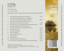 Dr. Heinz Tölle &amp; Ronny Matthes: Geschichten vom Lande aus Kindheitstagen (gelesen von Sabine Murza mit der GEMA-freien Hörspielmusik von Ronny Matthes), CD