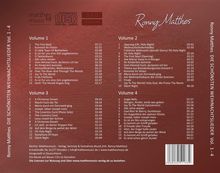 Ronny Matthes: Die schönsten Weihnachtslieder: Vol. 1-4 - Gemafreie instrumentale Weihnachtsmusik, 4 CDs
