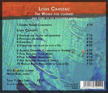 Louis Cahuzac (1880-1960): Werke für Klarinette &amp; Klavier, CD