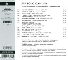 Lincoln Almada - Un Solo Camino (Die Harfe in Lateinamerika), CD