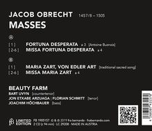 Jakob Obrecht (1457-1505): Missa "Maria zart", 2 CDs