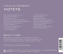 Nicolas Gombert (1495-1560): Motetten I, CD