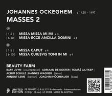 Johannes Ockeghem (1430-1497): Messen Vol.2, 2 CDs