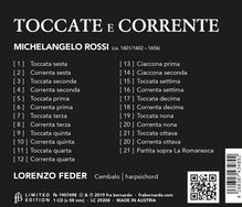 Michelangelo Rossi (1602-1656): Toccate e Correnti Nr.1-10, CD