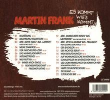 Martin Frank: Es kommt wie's kommt, CD