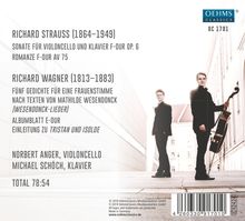 Richard Strauss (1864-1949): Sonate für Cello &amp; Klavier op.6, CD