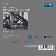 Lou Koster (1889-1973): Oratorium "Der Geiger von Echternach", CD