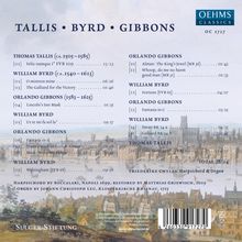 Friederike Chylek -  Tallis / Byrd / Gibbons, CD