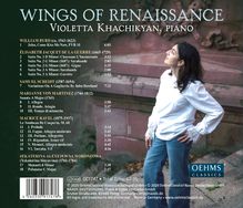 "WINGS OF RENAISSANCE, Violetta Khachikyan, piano. Musik von Byrd, de la Guerre, Scheidt, Martinez, Ravel, Woronozowa."