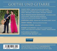 Katharina Magiera - Goethe-Lieder, CD