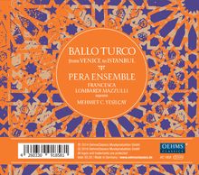 Pera Ensemble - Ballo Turco (From Venice to Istanbul), CD