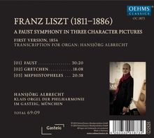 Franz Liszt (1811-1886): Faustsymphonie für Orgel, CD