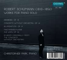 Robert Schumann (1810-1856): Klavierkonzert ohne Orchester op.14, CD