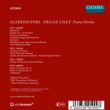 Franz Liszt (1811-1886): Alfredo Perl spielt Liszt, 4 CDs