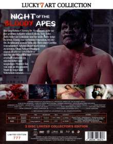 Night of the Bloody Apes (Blu-ray &amp; DVD), 1 Blu-ray Disc und 1 DVD