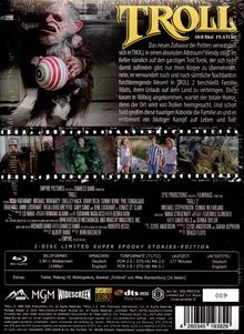 "TROLL DOUBLE FEATURE: Das neue Zuhause der Potters wird zum Albtraum. Haarige Kobolde greifen die Familie an. Blu-ray Cover."