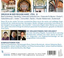 Orgellandschaften Vol.10 - Harz (Teil 2), CD