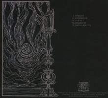 I. Forlist, II. Ensomhed, III. Foragt, IV. Delirium, V. Dødslængsel. Illustration: Kerzenhalter mit flammenden Linien.