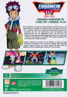 Digimon Adventure Staffel 2 Vol. 2, 3 DVDs