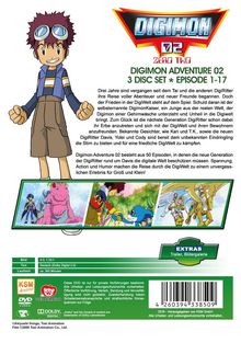 Digimon Adventure Staffel 2 Vol. 1, 3 DVDs