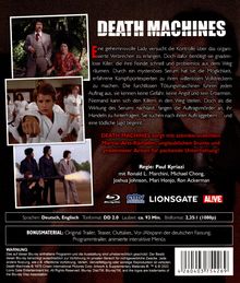 Death Machines (The Executors) (Blu-ray), Blu-ray Disc