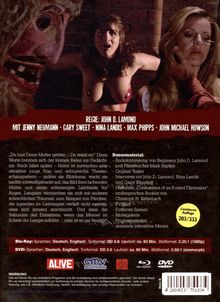 Regie: John D. Lamond. Mit Jenny Neumann, Gary Sweet. Eine junge Frau in Angst neben einem gruseligen Gesicht.