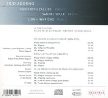 Trio Adorno - In the Shadow, CD