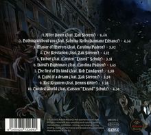 Trackliste eines Albums mit 10 Titeln und Spieldauer. Kunstwerk zeigt düstere, dramatische Straßenszene.