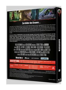 "Zerrbilder des Grauens ...", Beschreibung über einen mysteriösen Killer, DVD-Inhalt mit Interviews, Trailer und Booklet.