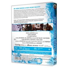 "DU WIRST DEINEN AUGEN NICHT TRAUEN!" Text über einen Film mit Charles Bronson. Enthält Bilder des Films und Logos.